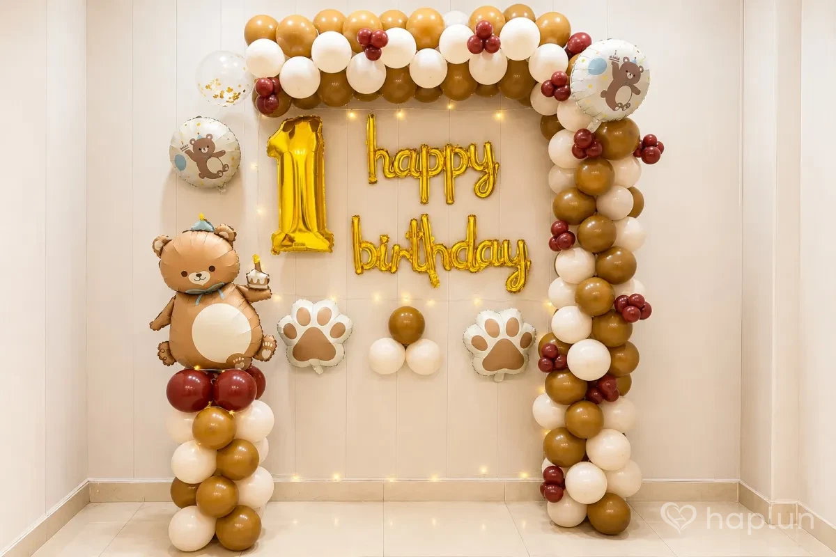 Teddy Bear Birthday Setup