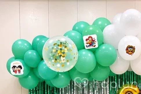 First Rakhi Balloon Decor with Sticker