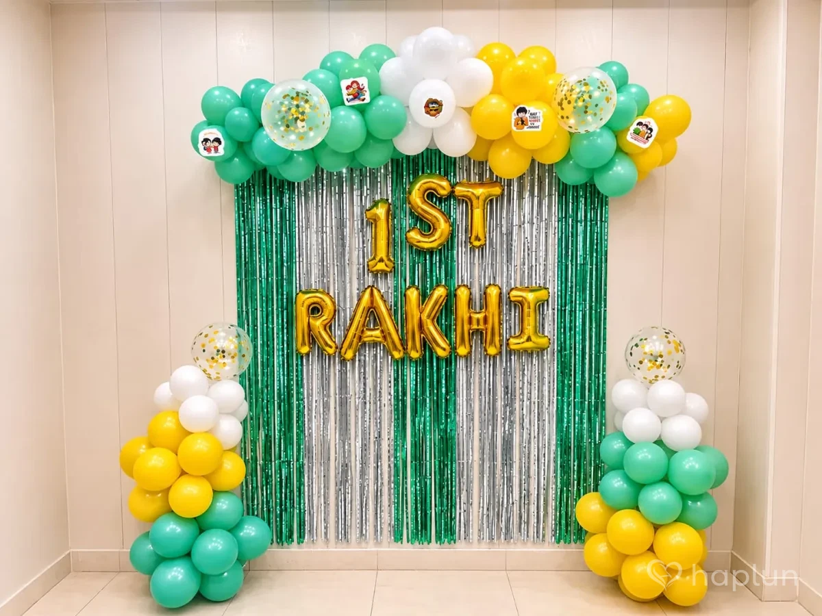 First Rakhi Celebration Decor