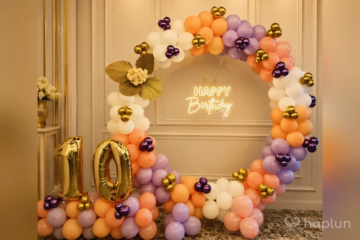Kids Birthday Ring Decor