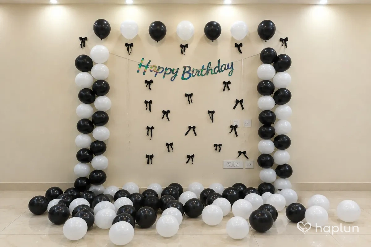 Black Bow Party Decoration