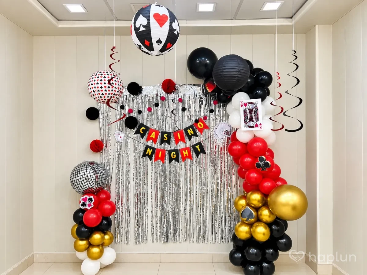 Card Party Decor for Diwali Night