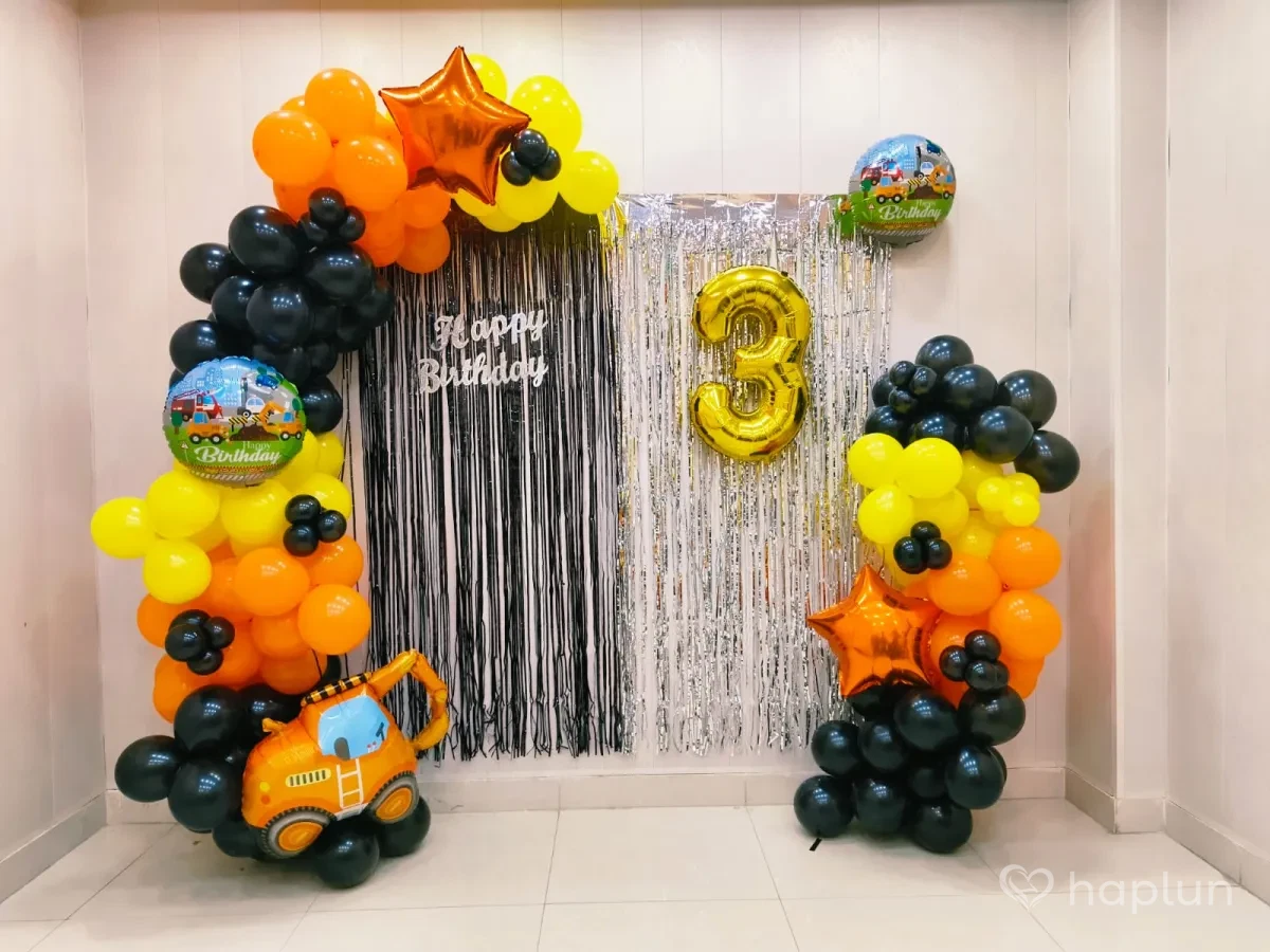 Construction Truck Birthday Decor