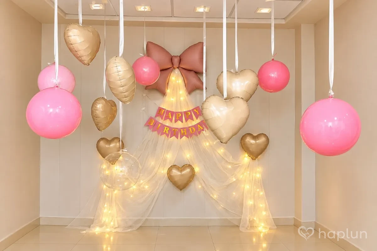 Cozy Birthday Decor for Girl