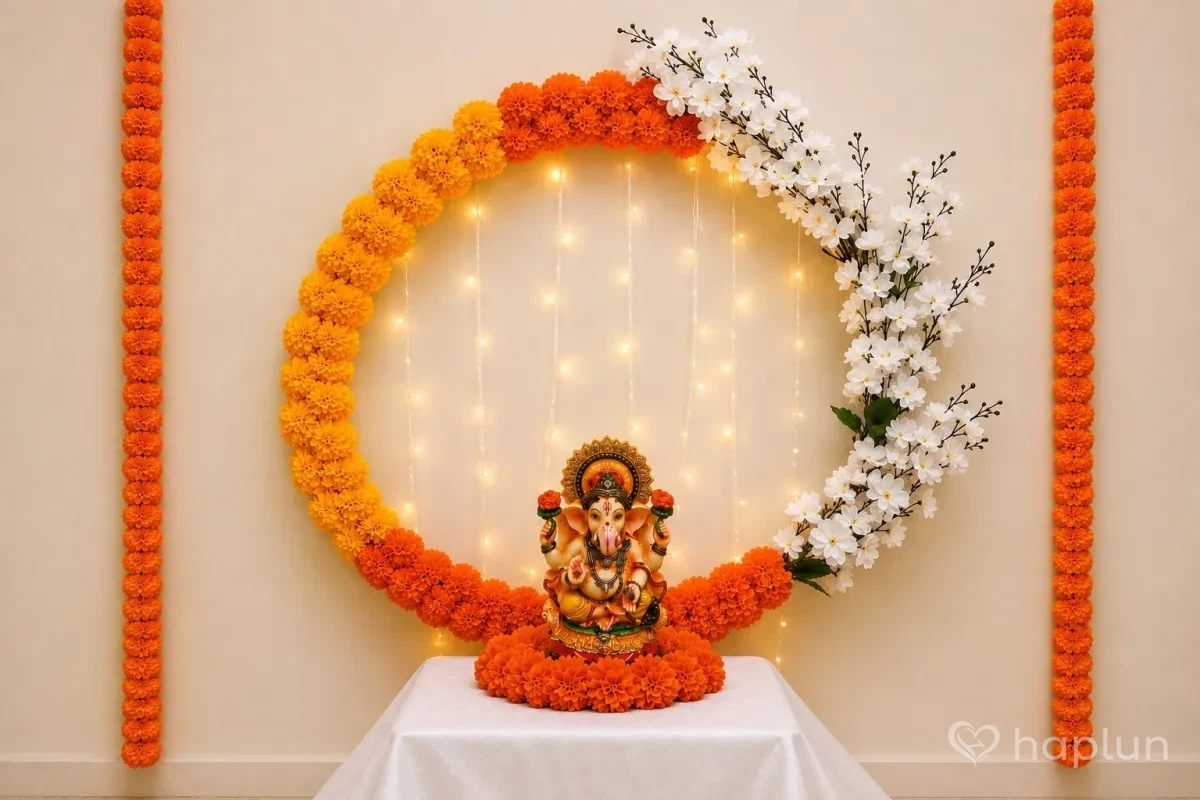 Divine Ganesh Chaturthi Decoration
