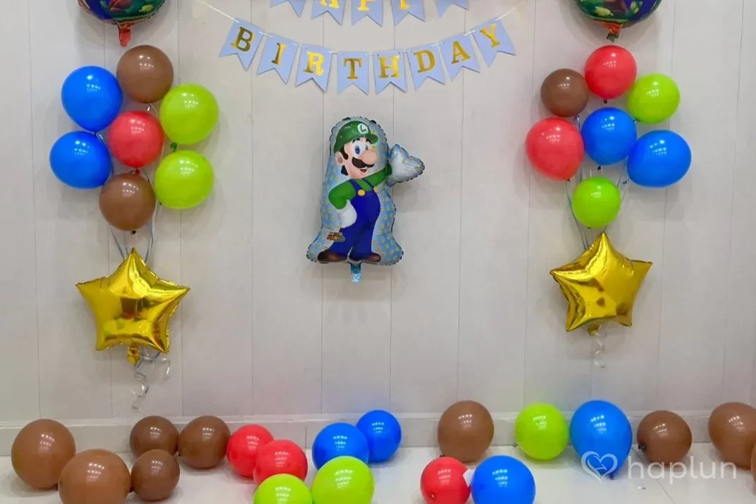 Super Mario Kids Birthday Decor