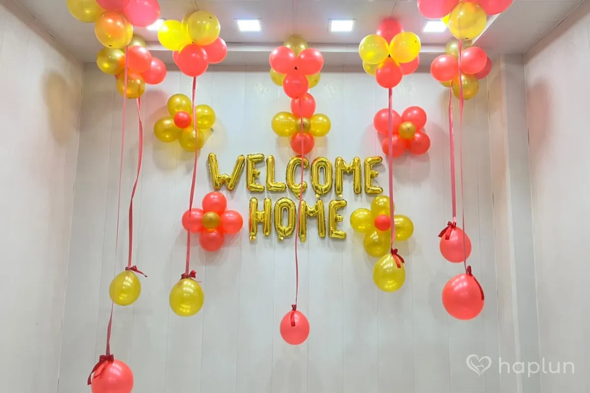 Welcome Home Balloon Decoration