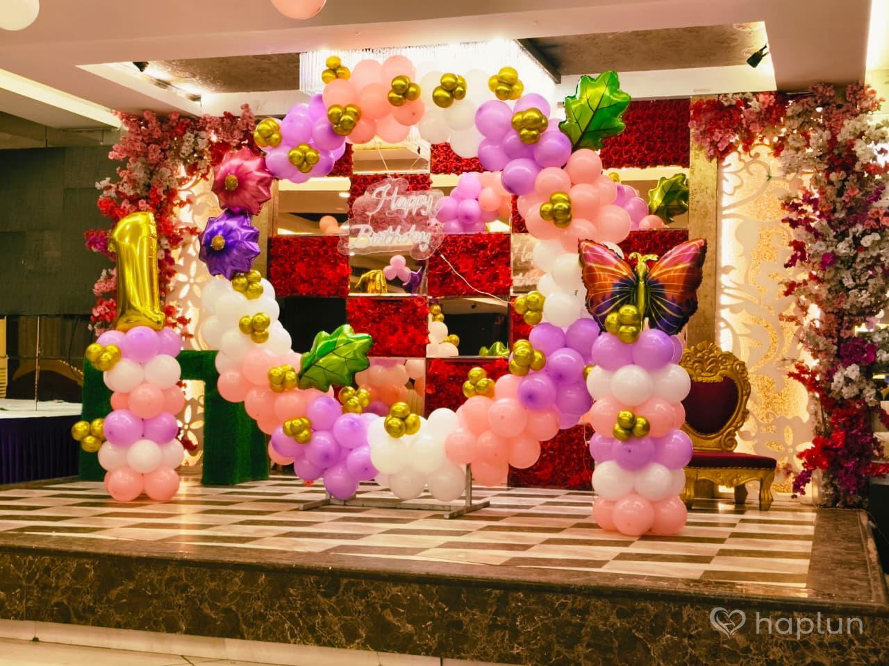 Butterfly Theme Kids Birthday Setup