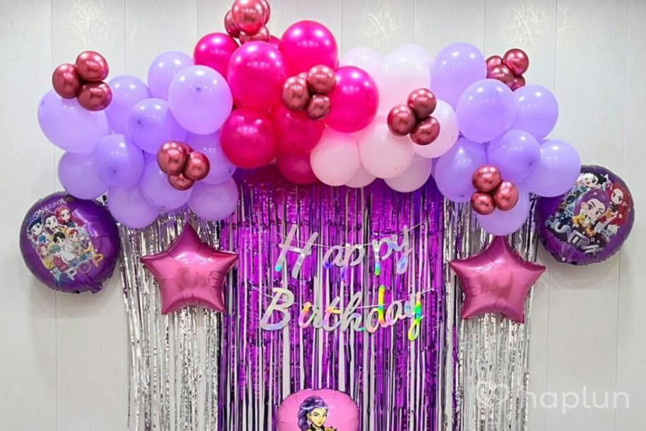Demon Hunter Birthday Decoration