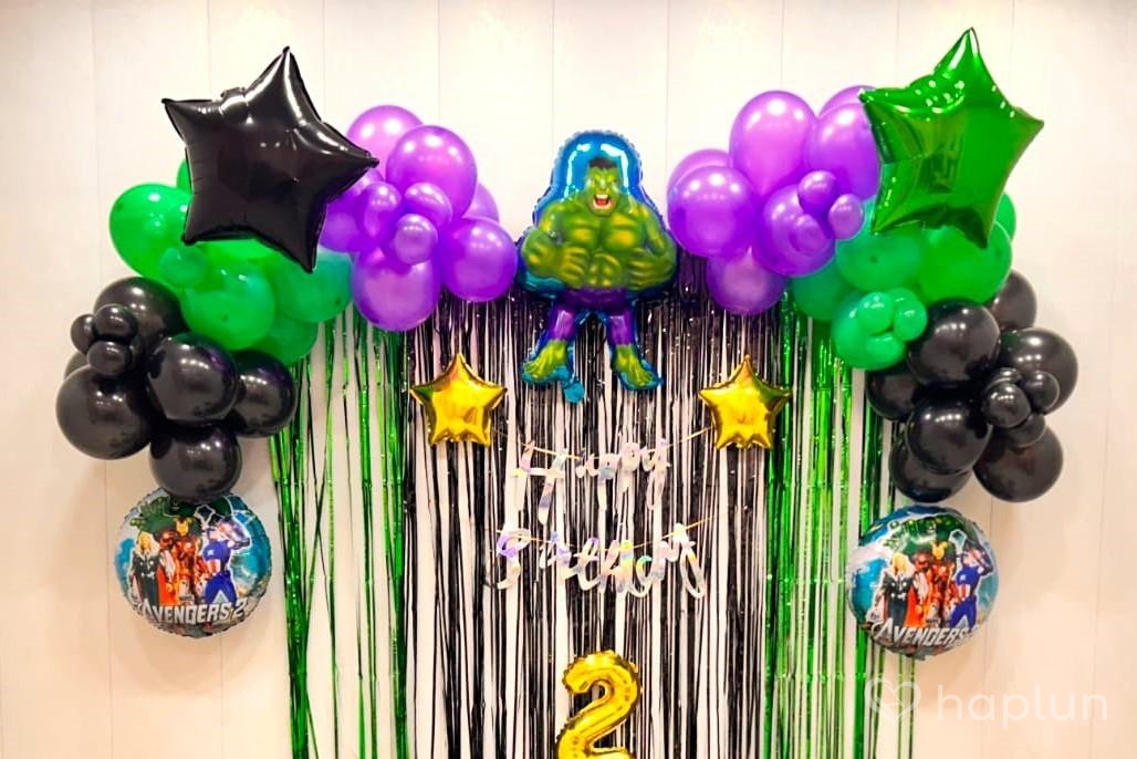 Hulk Theme  Birthday Setup