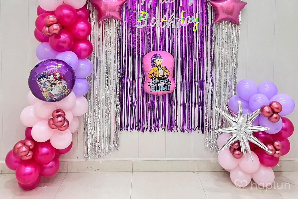 K-Pop Birthday Balloon  Decor