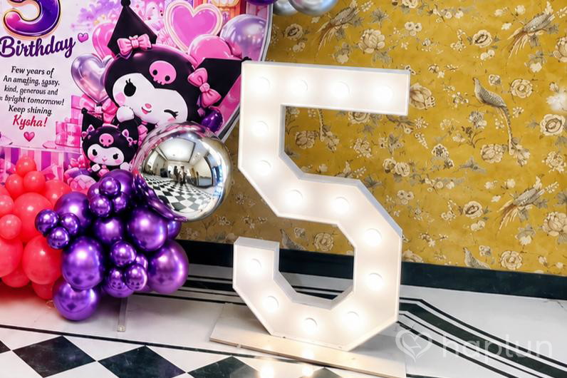 Kuromi Purple Theme Balloon Decoration