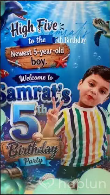 Samrat Birthday Shark Theme Decoration