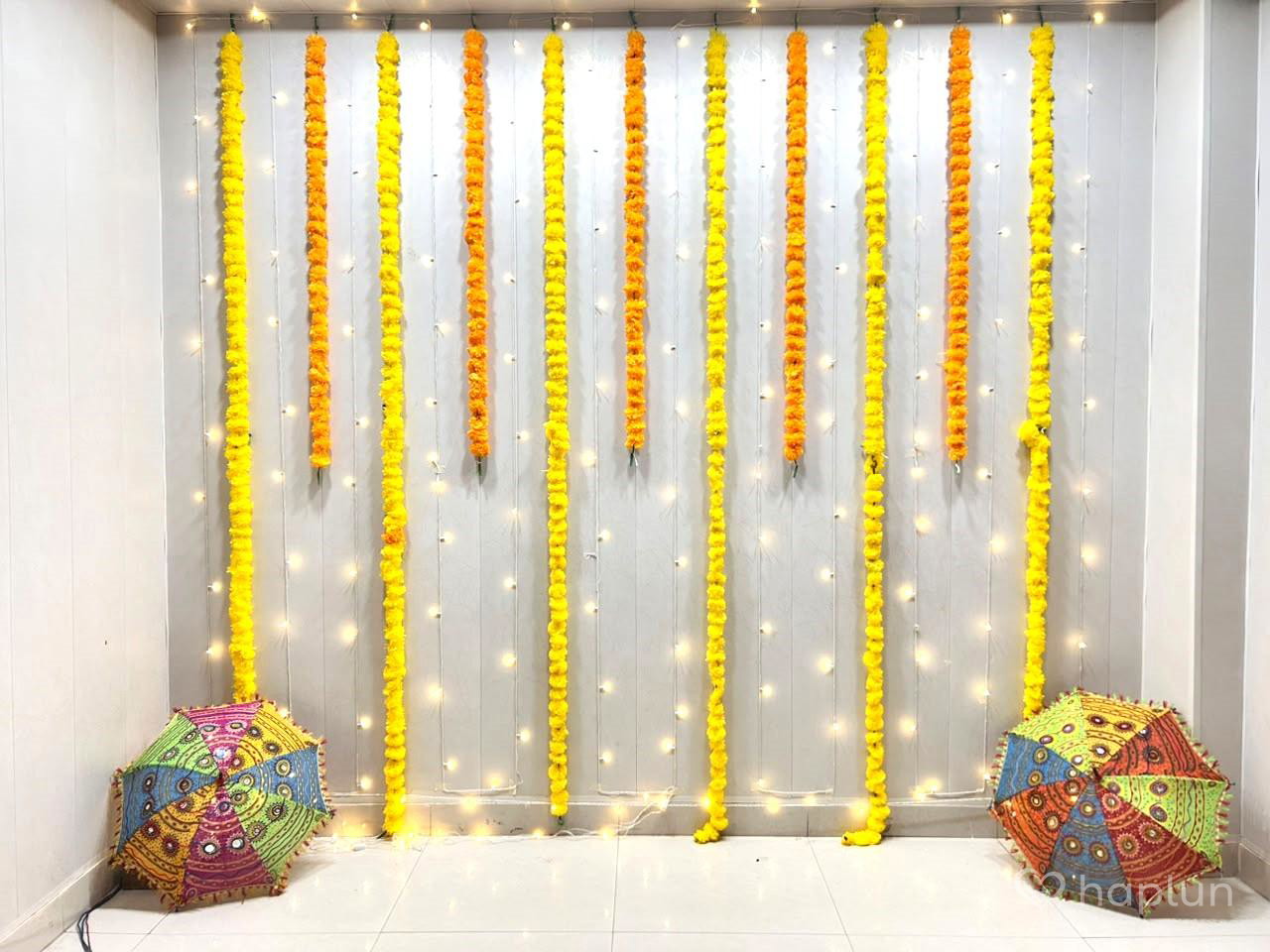 Traditional Diwali Flower Decor